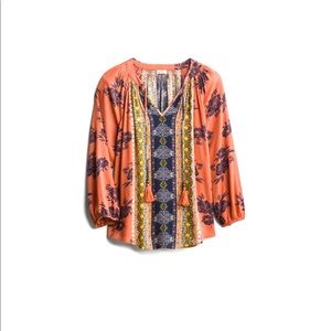 New coral and navy Mason and Belle Top